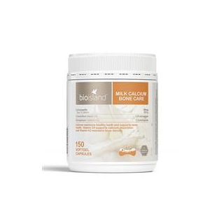Bio Island Milk Calcium Bone Care 150 Softgel Capsules
