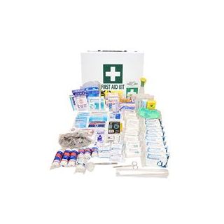 Livingstone Industrial First Aid Kit National Wall Mountable Metal Case Bundle