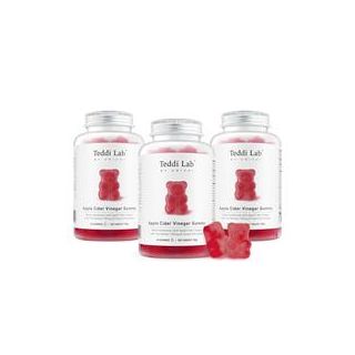 Unichi Apple Cider Vinegar Gummy 60 gummies x3 Pack