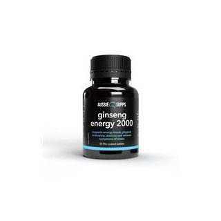 AussieSupps Ginseng Energy 2000 60 Tablets