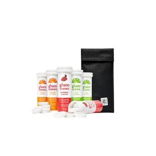 Glucology 2 Pen Cooling Pouch + 6 tubes Fast Acting Glucochews 2 Pen Cooling Pouch (Black) + 6 tubes Fast Acting Glucochews - Mixed (6x10)